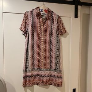 JCrew lined silk dress